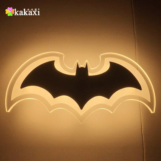 LED Light-Up 3D Bat Wall Decals