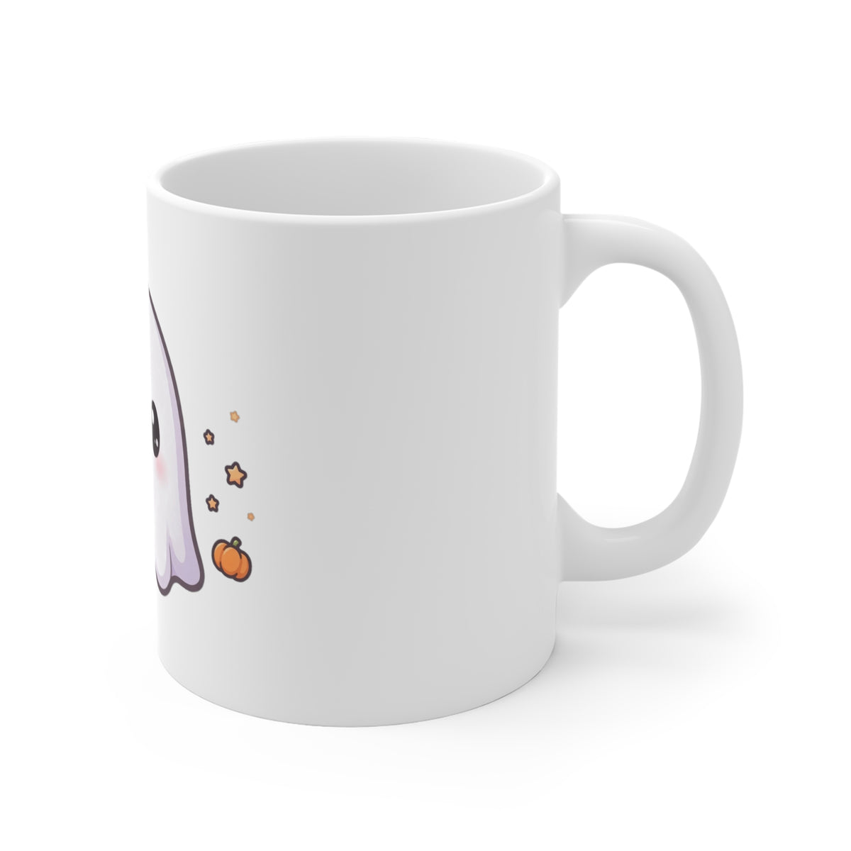 Cute White Ghost Ceramic Mug 11oz | 365 Goods