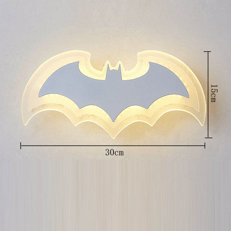 LED Light-Up 3D Bat Wall Decals